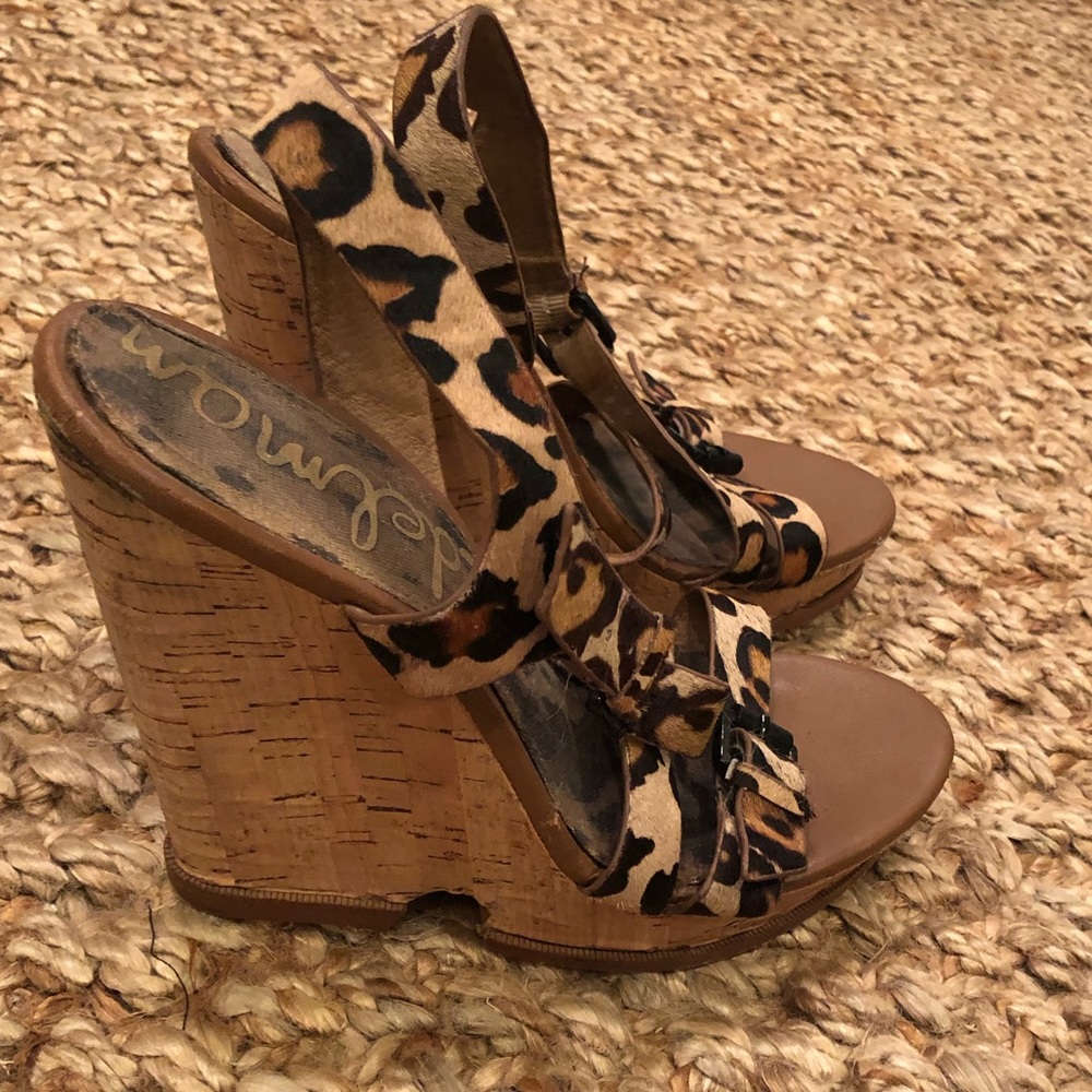 Sam Edelman Leopard Print Wedge - image 2